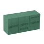 Bloque de espuma para arreglos florales en húmedo OASIS® Standard Maxlife con líneas de corte, verde, 23 x 11 x 7,5 cm