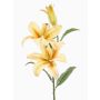 Flor artificial de lirio tigre KRAWEL, Colección Eco, amarillo, 85 cm, Ø 21 cm