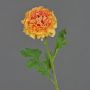 Flor decorativa ranúnculo GRINTEL, naranja-salmón, 45 cm, Ø 9 cm