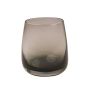 Vaso de agua EDELMIRA, gris-transparente, 9,5cm, Ø8,5cm