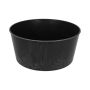 Cuenco decorativo redondo KIKINA de plástico, negro, 14 cm, Ø 29 cm
