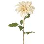 Dalia artificial PHILLIPPA, Colección Eco, amarillo crema, 65 cm, Ø 15 cm