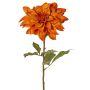 Dalia artificial PHILLIPPA, Colección Eco, amarillo anaranjado, 65 cm, Ø 15 cm