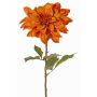 Dalia artificial PHILLIPPA, Colección Eco, naranja-amarillo, 65cm, Ø15cm