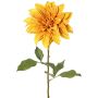 Dalia artificial PHILLIPPA, Colección Eco, amarillo-naranja, 65 cm, Ø 15 cm