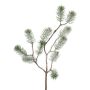 Rama artificial de abeto LUMVOR, helada, blanca, 55cm