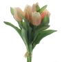 Ramo de tulipanes artificiales surtidos LONA, melocotón-naranja, 30cm, Ø20cm