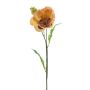 Amapola artificial EDESSA, melocotón-naranja, 80 cm, Ø 11 cm