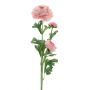 Flor artificial de ranúnculo PROTO, rosa claro, 65 cm