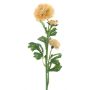 Flor artificial de ranúnculo PROTO, color melocotón, 65 cm