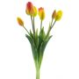 Ramo de tulipanes artificiales Mix LONA, amarillo-naranja, 45 cm, Ø 20 cm
