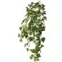 Hiedra artificial colgante ARJANA, varilla de sujeción, ignífuga, verde y blanco, 75 cm