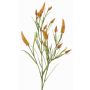 Rama artificial de trébol EUTIN con flores, naranja-verde, 80 cm, Ø 1,5-2 cm