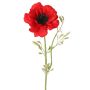 Flor artificial de anémona OKAPI, roja, 55 cm, Ø 10 cm