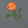 Rosa col artificial VANNI, naranja, 60 cm, Ø 9 cm