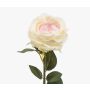 Rosa artificial THYRI, rosa crema, 65 cm, Ø 10 cm