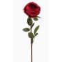 Rosa artificial THYRI, roja, 65 cm, Ø 10 cm