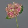 Hortensia artificial CALESA, rosa antiguo-verde, 50 cm, Ø 15 cm