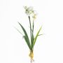 Campanilla de invierno de plástico FINE con bulbo, blanca, 25cm, Ø5cm