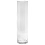 Jarrón de pie cilíndrico de cristal SANSA OCEAN, transparente, 60 cm, Ø 14,9 cm