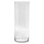 Jarrón cilíndrico de cristal SANSA OCEAN, transparente, 60 cm, Ø 20 cm