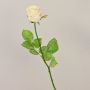 Rosa artificial OPHELIE, rosa crema, 85 cm, Ø 7 cm