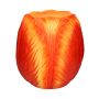 Mesa auxiliar decorativa MOLANI con forma de tulipán, naranja, 45cm, Ø46,5cm