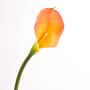 Calla artificial RAMIRA, naranja-amarillo, 75cm, 8x14cm