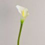 Calla de plástico SUSANA, blanca, 70cm, 8x12cm