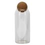 Tarro de cristal SEGGY con bola de corcho, transparente, 24 cm, Ø 9 cm