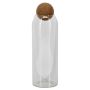 Tarro de cristal SEGGY con bola de corcho, transparente, 29 cm, Ø 9 cm