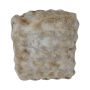 Taburete Teddy SVAVA, efecto burbujas, beige-marrón, 40 x 40 x 45 cm