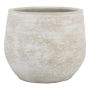 Maceta de cemento ASIALY con veteado, gris claro, 31 cm, Ø 36 cm