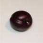 Ciruela de plástico KARLOTTA, violeta, 5cm, Ø5cm