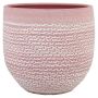 Maceta de cerámica DOMANO, moteada, rosa, 32 cm, Ø 35 cm