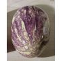 Huevo de Pascua DUKI con cordón para colgar, violeta, 12cm