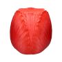 Mesa auxiliar decorativa MOLANI con forma de tulipán, rojo, 45cm, Ø46,5cm