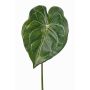 Hoja de anturio de plástico LUVINA, verde, 65cm