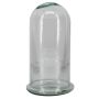 Campana de cristal FRANKHILDE con plato, reciclada, transparente, 32 cm, Ø 17,6 cm