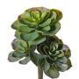 Echeveria de plástico NADIA con palo, verde-rojo, 30cm, Ø20cm