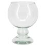 Copa grande de coñac NELMAR con pie, reciclada, transparente, 19cm, Ø14cm