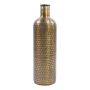 Jarrón de botella de metal MAGDALINA, dorado, 53 cm, Ø 14,5 cm