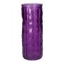 Jarrón ANJANKA de cristal, morado oscuro, 25 cm, Ø 9,5 cm
