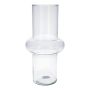 Jarrón de cristal ELSABEA, reciclado, transparente, 31 cm, Ø 15,1 cm