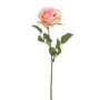 Rosa artificial BRUNETTE, rosa-crema, 70 cm, Ø 11 cm