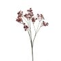 Gipsófila sintética LITAGO, rojo burdeos, 70cm, Ø1,5cm