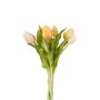 Ramo de tulipanes artificiales LEANA, amarillo, amarillo-rosa-blanco, 30cm, Ø20cm