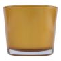 Maceta de cristal ALENA METALLIC, dorado metalizado, 11cm, Ø11,5cm