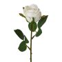 Flor de plástico rosa EMBERY, blanca, 45cm, Ø6cm