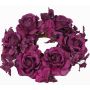 Guirnalda de velas de plástico INGA, rosa, hortensia, violeta, Ø15cm